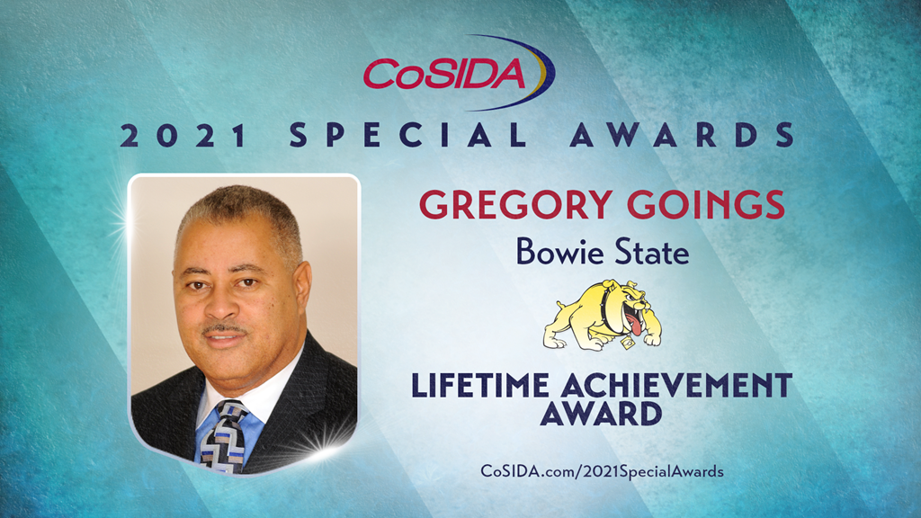 2021 Special Awards Salute: Gregory Goings (Bowie State), Lifetime Achievement Award